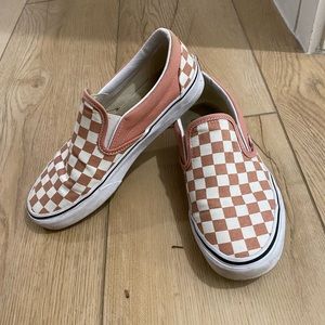 Vans checkerboard classic slip on